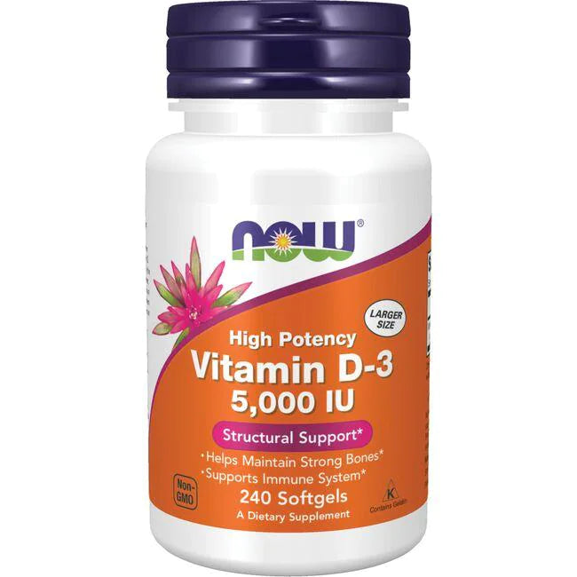 NOW Foods- High Potency Vitamin D-3